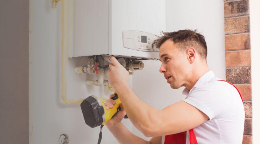Professional water heater repair in Clover, VA